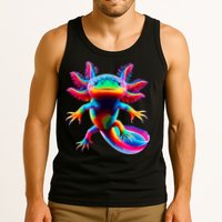 Axolotl Beautiful Colorful Axolotl Tank Top