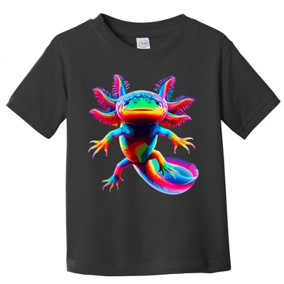 Axolotl Beautiful Colorful Axolotl Toddler T-Shirt