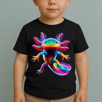Axolotl Beautiful Colorful Axolotl Toddler T-Shirt