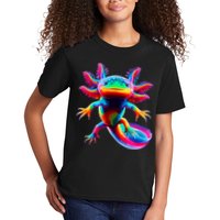 Axolotl Beautiful Colorful Axolotl Kids T-Shirt