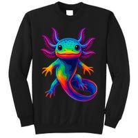 Axolotl Beautiful Colorful Kawaii Axolot Sweatshirt