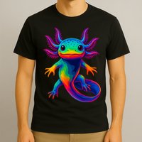 Axolotl Beautiful Colorful Kawaii Axolot T-Shirt