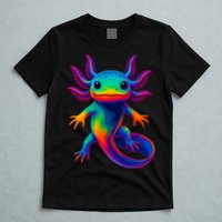 Axolotl Beautiful Colorful Kawaii Axolot T-Shirt