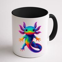 Axolotl Beautiful Colorful Kawaii Axolot Mug