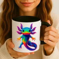 Axolotl Beautiful Colorful Kawaii Axolot Mug