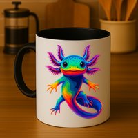 Axolotl Beautiful Colorful Kawaii Axolot Mug