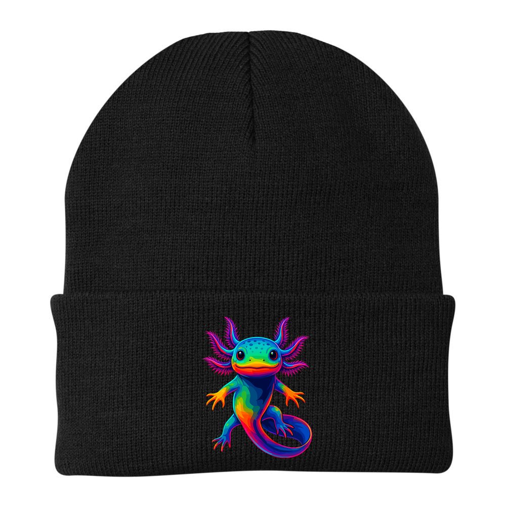 Axolotl Beautiful Colorful Kawaii Axolot Beanie
