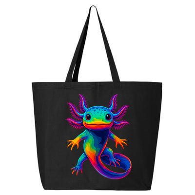 Axolotl Beautiful Colorful Kawaii Axolot 25L Jumbo Tote