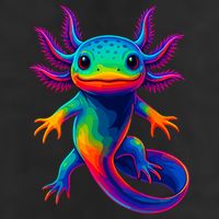 Axolotl Beautiful Colorful Kawaii Axolot Hat