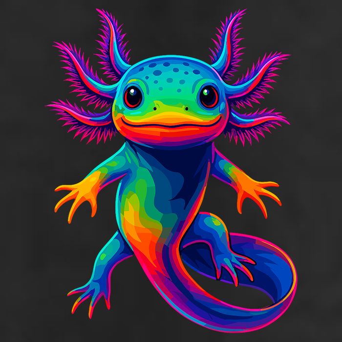 Axolotl Beautiful Colorful Kawaii Axolot Hat
