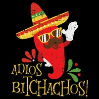 Adios Bitchachos Cinco De Mayo Mexican Chili Peppers Backpack