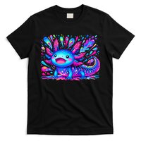 Axolotl Beautiful Colorful Art Axolotl T-Shirt