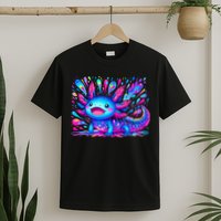 Axolotl Beautiful Colorful Art Axolotl T-Shirt