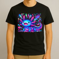 Axolotl Beautiful Colorful Art Axolotl T-Shirt