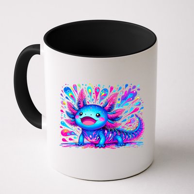 Axolotl Beautiful Colorful Art Axolotl Mug