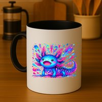 Axolotl Beautiful Colorful Art Axolotl Mug