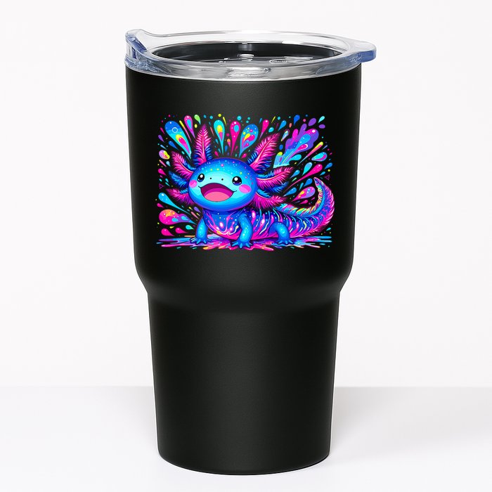 Axolotl Beautiful Colorful Art Axolotl Tumbler
