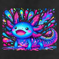 Axolotl Beautiful Colorful Art Axolotl Tumbler