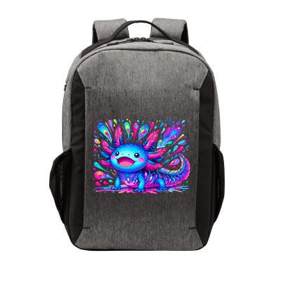 Axolotl Beautiful Colorful Art Axolotl Vector Backpack