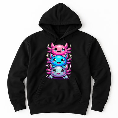 Axolotl Beautiful Colorful Art Axolotls Hoodie