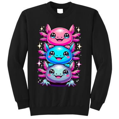 Axolotl Beautiful Colorful Art Axolotls Sweatshirt