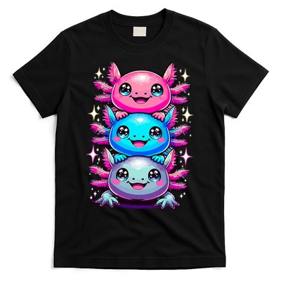 Axolotl Beautiful Colorful Art Axolotls T-Shirt
