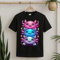 Axolotl Beautiful Colorful Art Axolotls T-Shirt