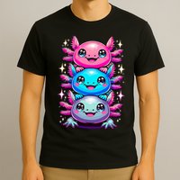 Axolotl Beautiful Colorful Art Axolotls T-Shirt