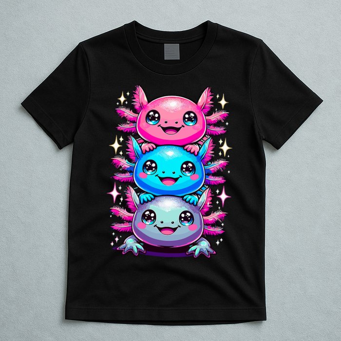 Axolotl Beautiful Colorful Art Axolotls T-Shirt