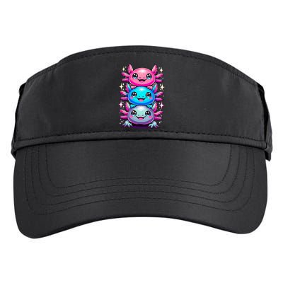 Axolotl Beautiful Colorful Art Axolotls Adult Drive Performance Visor