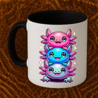 Axolotl Beautiful Colorful Art Axolotls Mug