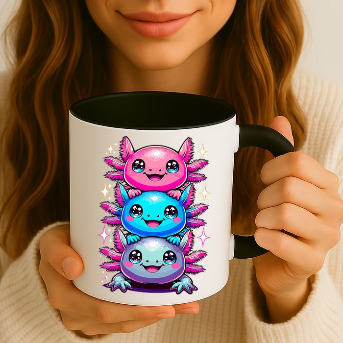 Axolotl Beautiful Colorful Art Axolotls Mug