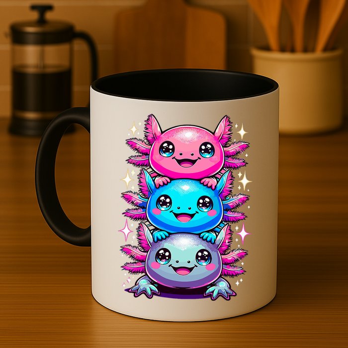 Axolotl Beautiful Colorful Art Axolotls Mug
