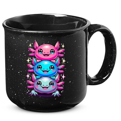 Axolotl Beautiful Colorful Art Axolotls 15oz Campfire Ceramic Mug