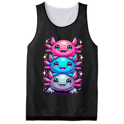 Axolotl Beautiful Colorful Art Axolotls Mesh Reversible Basketball Jersey Tank