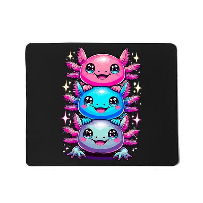 Axolotl Beautiful Colorful Art Axolotls Mousepad