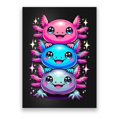 Axolotl Beautiful Colorful Art Axolotls Poster