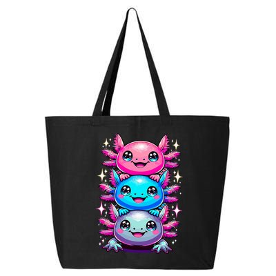 Axolotl Beautiful Colorful Art Axolotls 25L Jumbo Tote