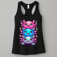Axolotl Beautiful Colorful Art Axolotls Womens Tank Top
