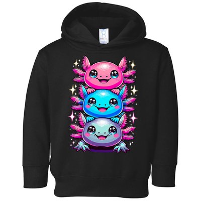 Axolotl Beautiful Colorful Art Axolotls Toddler Hoodie