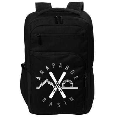 Arapahoe Basin Colorado Skiing Mountain Snowboarding Ski Meaningful Gift Impact Tech Backpack
