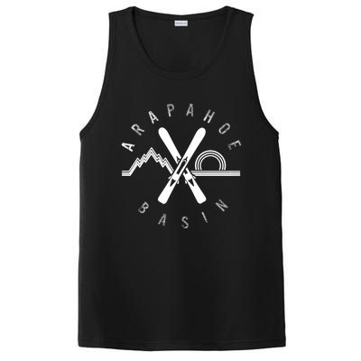 Arapahoe Basin Colorado Skiing Mountain Snowboarding Ski Meaningful Gift PosiCharge Competitor Tank