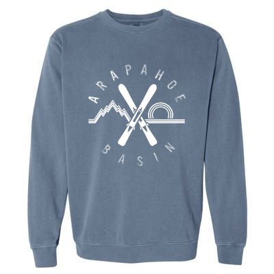 Arapahoe Basin Colorado Skiing Mountain Snowboarding Ski Meaningful Gift Garment-Dyed Sweatshirt