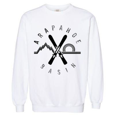 Arapahoe Basin Colorado Skiing Mountain Snowboarding Ski Meaningful Gift Garment-Dyed Sweatshirt
