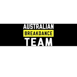 Australian Breakdancing Costume Team Break Dancer Matching Bumper Sticker