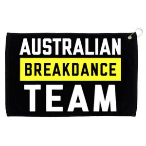 Australian Breakdancing Costume Team Break Dancer Matching Grommeted Golf Towel