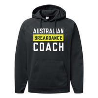 Australian Breakdancing Costume Coach Break Dancer Matching Performance Fleece Hoodie