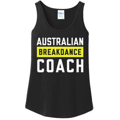 Australian Breakdancing Costume Coach Break Dancer Matching Ladies Essential Tank