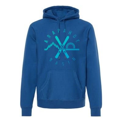 Arapahoe Basin Colorado Skiing Mountain Snowboarding Ski Meaningful Gift Premium Hoodie