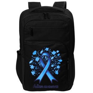 Autism Blue Clothes Autism Awareness Blue Ribbon for Auties Impact Tech Backpack